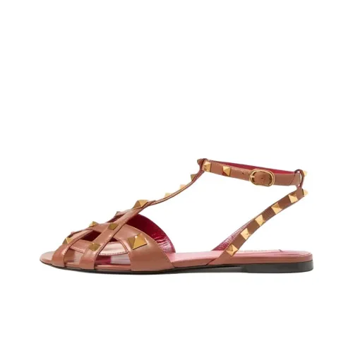 Valentino Garavani Studdy Sandals Римские Женские Коричневые