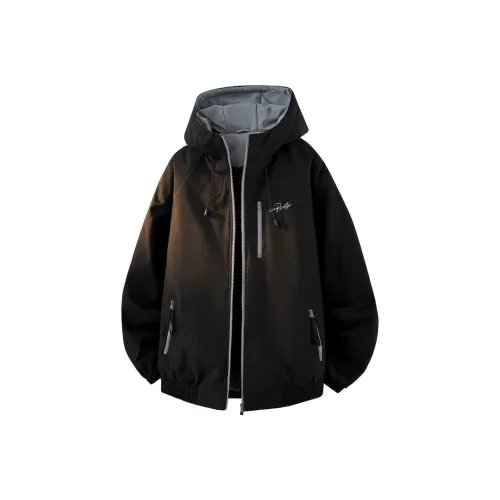 Goods Engraving Черный Унисекс Куртки