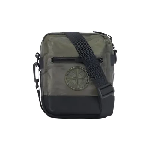 STONE ISLAND Нейлон Металл Сумка через плечо Маленькая Мужская Мускус Зеленый