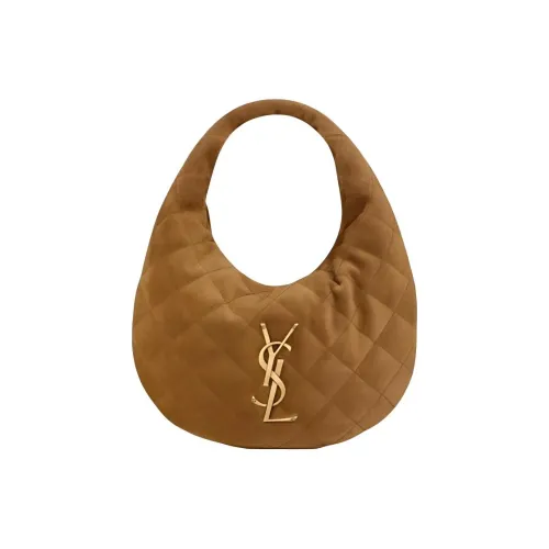 SAINT LAURENT Icarino Замша с замшей Сумка Женская Коричневая