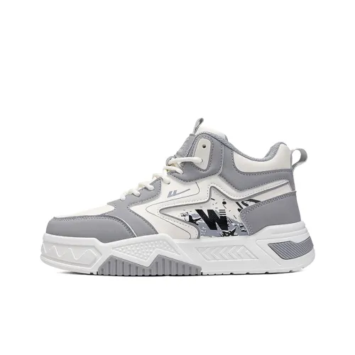 Warrior Амортизация Длина корпуса Увеличенная Высокий Топ Скейтборд Кроссовки Мужские