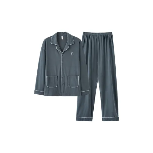 MADALLO Серый Мужской Пижамный Комплект