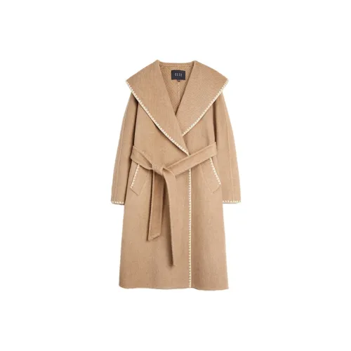 ELLE Khaki Женское пальто