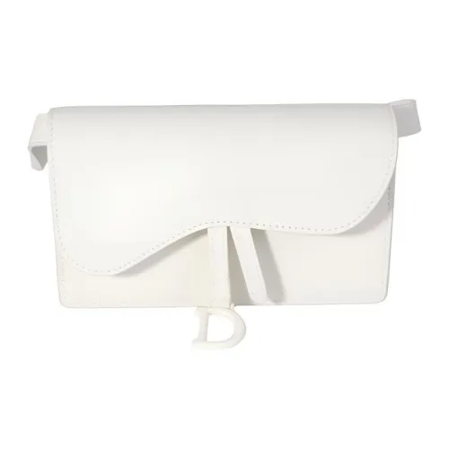 DIOR Saddle Denim Wallet Women's Blue