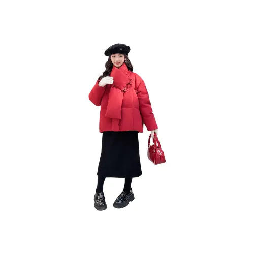 CAMKIDS Красный Школьный возраст Утеплённые куртки