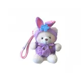 Фиолетовая наушники Кролик Медвежонок