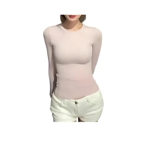 BQERTY Розовый Женские T-рубашки