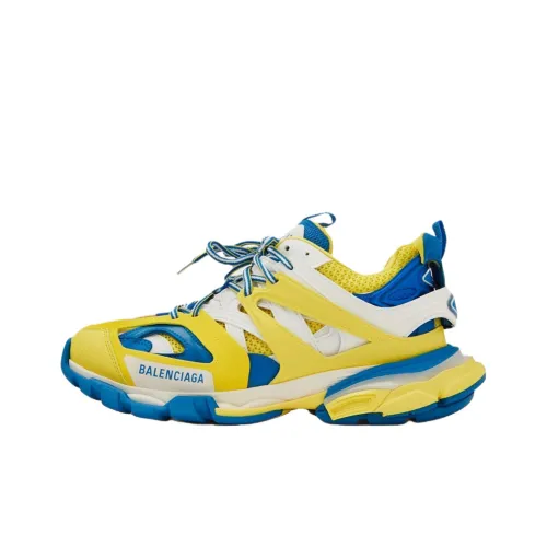 Balenciaga Track 1,0 Led Low Топ Спортивная Повседневная Обувь Мужская Желтая Синяя