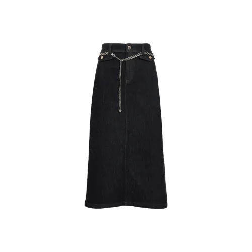 ONLY Женские Джинсовые Длинные Юбки