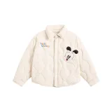 Бежевый пуховик