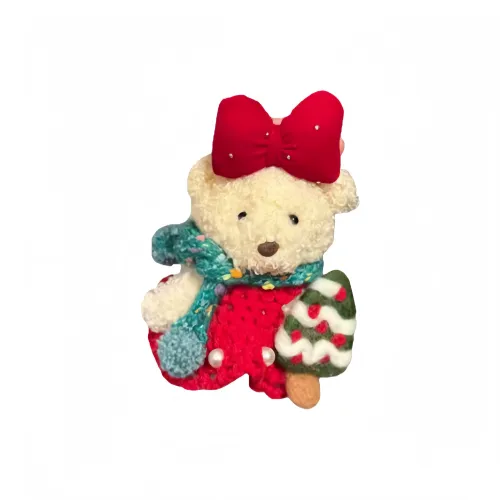 LOGISTAR Cute Ugly Teddy Bear Plush Pendant 10 см Длина Тела