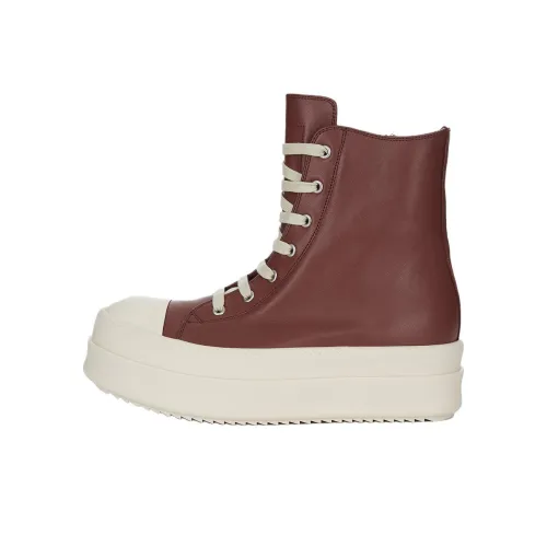 Rick Owens RO Concordians Mega Bumper High Топ Скейтборд Кроссовки Женские Красный