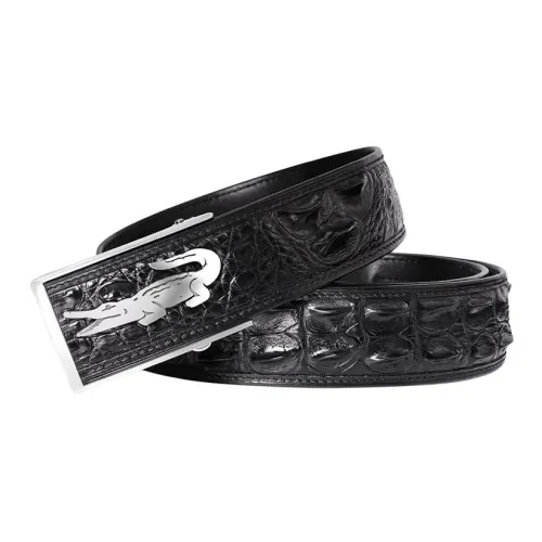 VITAS GLAJOFU Импортный ремни из кожи крокодила Siamese мужской 3,5 3,8 см