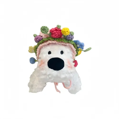 LOGISTAR Косичка Цветок Вест-хайленд Плюшевый Брелок 10 см Длина Тела