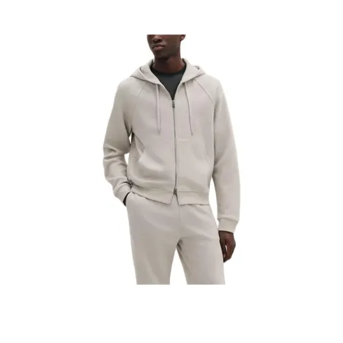 HERMES Экрю Мужские Свитшоты