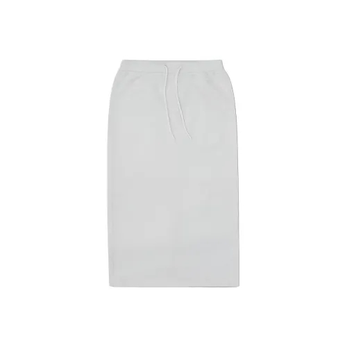 Конверс Повседневный Длинный Юбка Женская Серого цвета