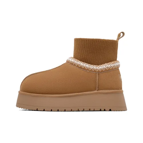 ST SAT Термический Увеличивающий Высоту Противоскользящее Покрытие Короткие Снежные Ботинки Женские