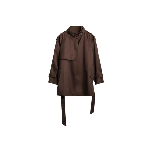 DianThia Кофе Женские Тренч