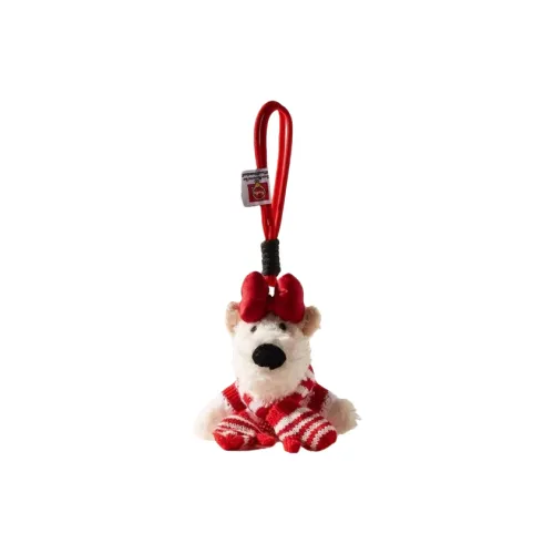 77 SEVEN DREAM Cute West Highland Puppy Cartoon Plush Pendant 19 см Длина Тело