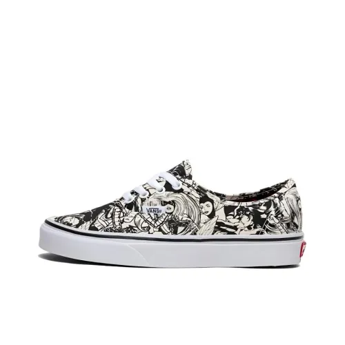 MARVEL x VANS Authentic Series MARVEL Collaboration Lightweight Low Top Canvas Shoes Unisex Black White