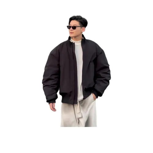 MORii Черный Утолщенный Унисекс Пуховики