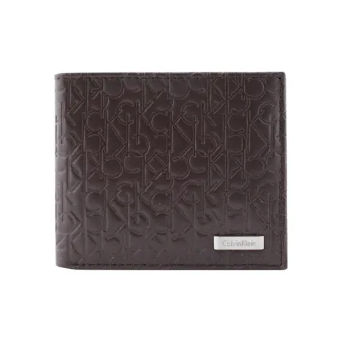 CALVIN KLEIN Кожа Кошелек Мужской Коричневый