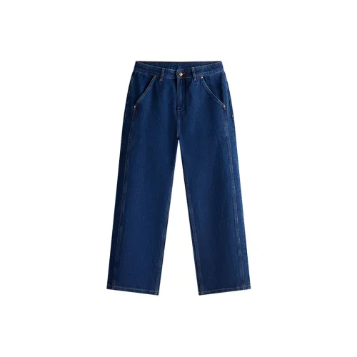 NAVIGARE Темный жемчужный королевский синий унисекс джинсы