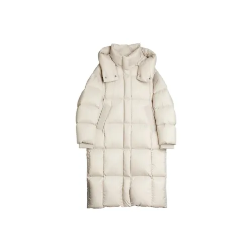 ELLE Светло-серый женский пуховик