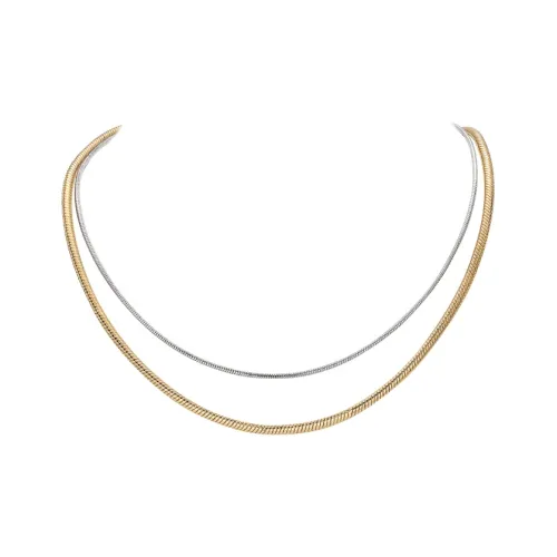 Retro Chic Ожерелья из латуни с золотым покрытием Унисекс