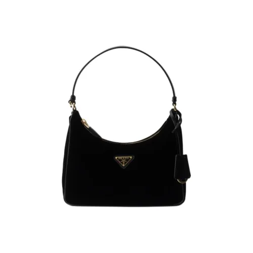 PRADA Saffiano Купро Вискоза Сумка Мини Женская Черная