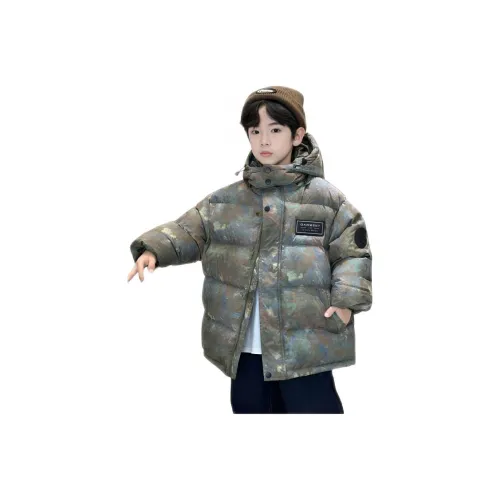 ZHIO Камуфляж Школьный возраст Утеплённые куртки