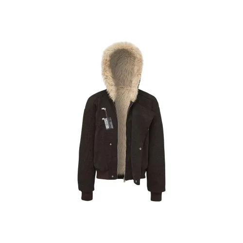 DAND Темный кофейный унисекс куртки