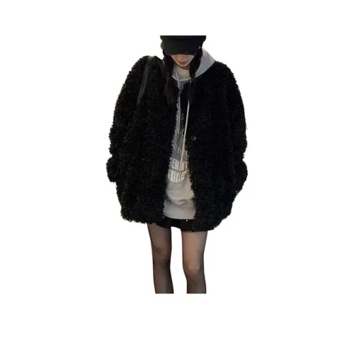 BVODE Черный Женские Бархатные Куртки