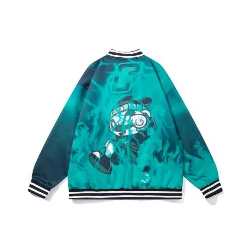 FireMonkey Бейсбольная куртка Унисекс Зеленый