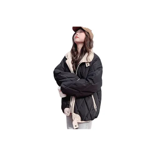 MDEHT Элегантный черный женский пуховик