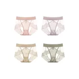 Светло-розовый + Светло-фиолетовый + Серо-абрикосовый + Серо-зеленый