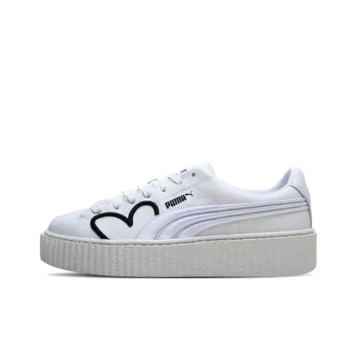 FENTY x PUMA Rihanna Fenty Creeper RIHANNA Low Скейтборд Кроссовки Женские Белые