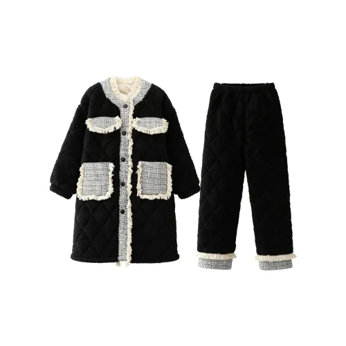 O'MESIK Черный Женский Пижамный Комплект