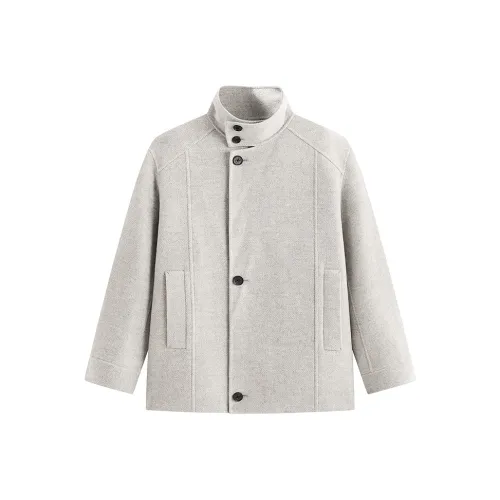 PEACEBIRD MEN Tease Лунно-серый 1 Мужское пальто