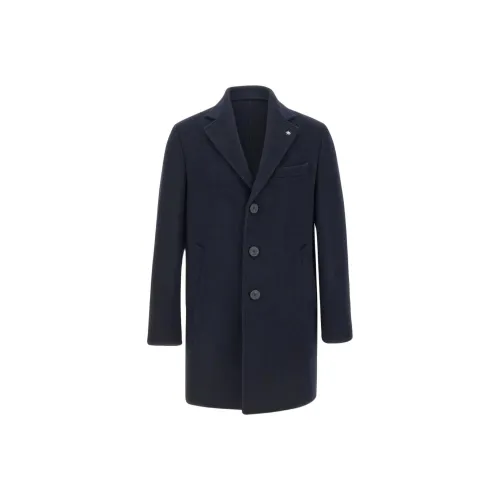 Manuel Ritz Синий Мужской Пальто