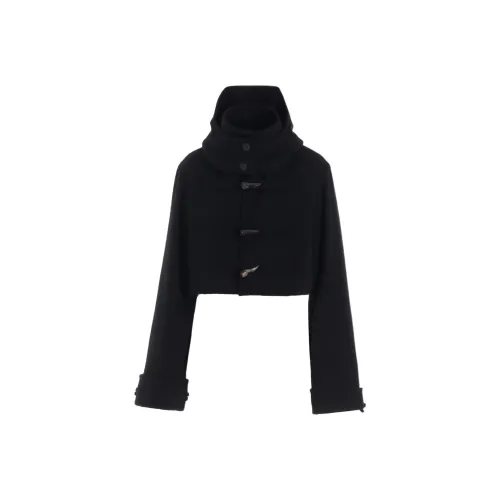 Yohji Yamamoto LIMI Feu Fw25 Свет MOSSER Дuffle Куртка Пальто Женские