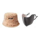 Термический двухкомпонентный комплект [Коричневая маска для сна + Темно-серая маска для сна]