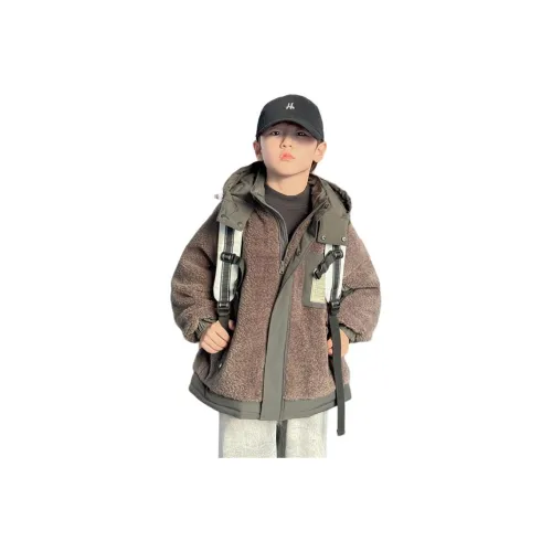 Smileyworld Зеленый Утепленный пальто Школьный возраст Топы