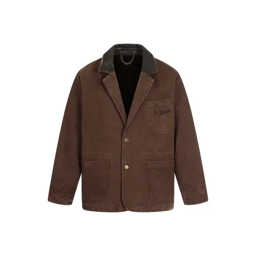 ONITSOP Коричневый Унисекс Джинсовые куртки