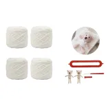 Карман Медведь Белый (Материал Kit) [Включает швейную машину, Подходит для новичков]