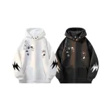 Белый + Черный [Флисовая подкладка, 2 штуки]