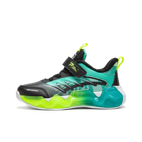 7 PE противоскользящая устойчивая к истиранию детская хлопковая обувь черный изумрудно-синий 2025 для подростков