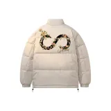 Абрикосовый хлопковый пуховик