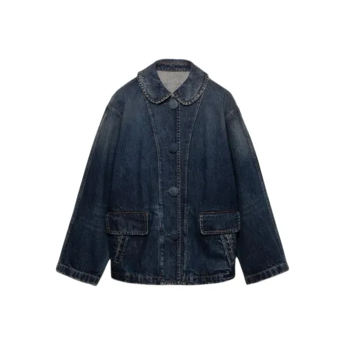 PRADA Blue Женские Джинсовые Куртки