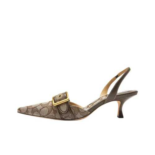 COACH Margot Узкий каблук Высокие каблуки 5,7 см Женские Коричневый